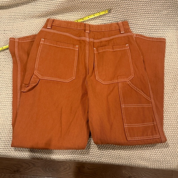 PACSUN CARGO JEANS 28 Women's Rust - Picture 6 of 8